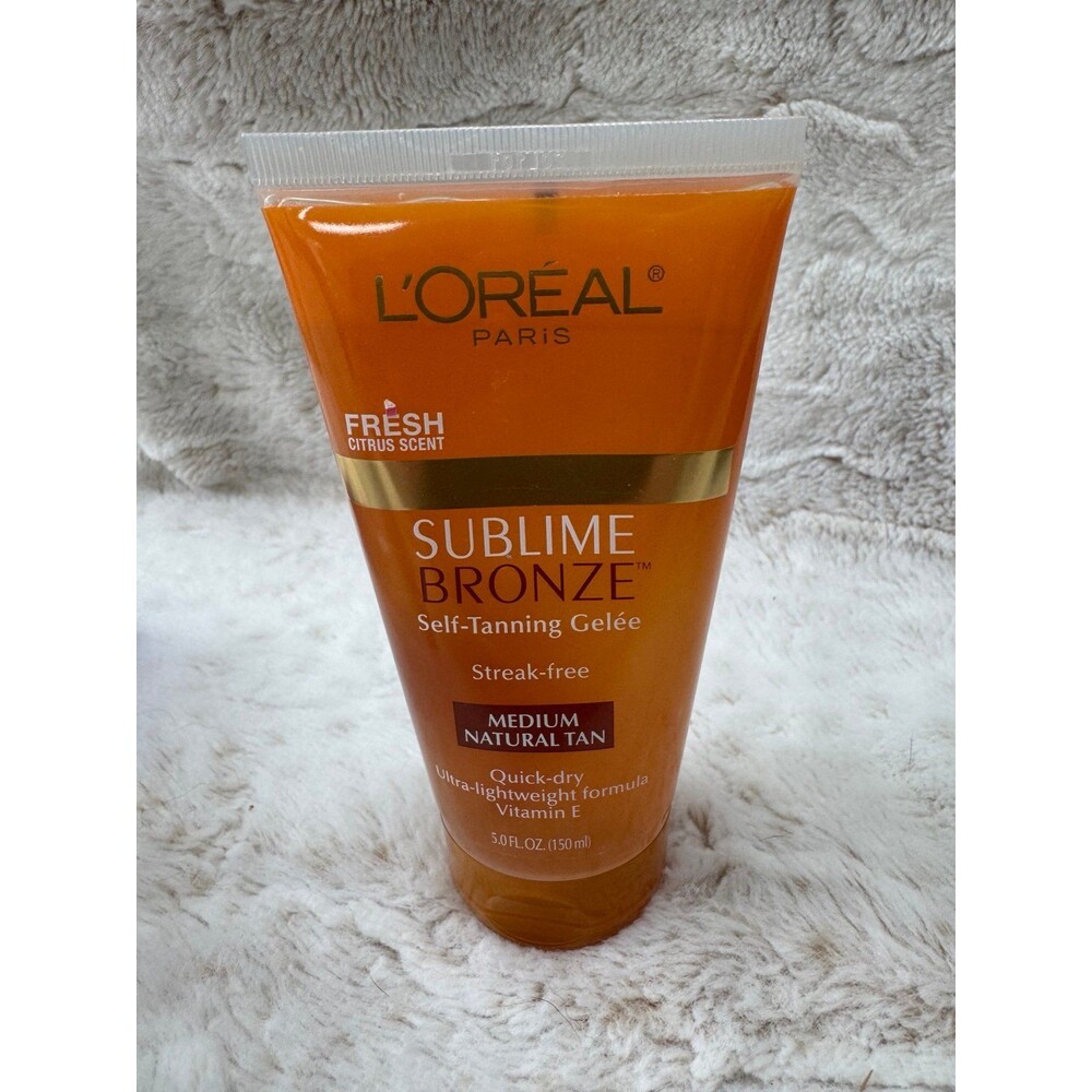 L'Oreal Paris Sublime Bronze Self-Tanning Gelee Medium Natural Tan Citrus 5oz